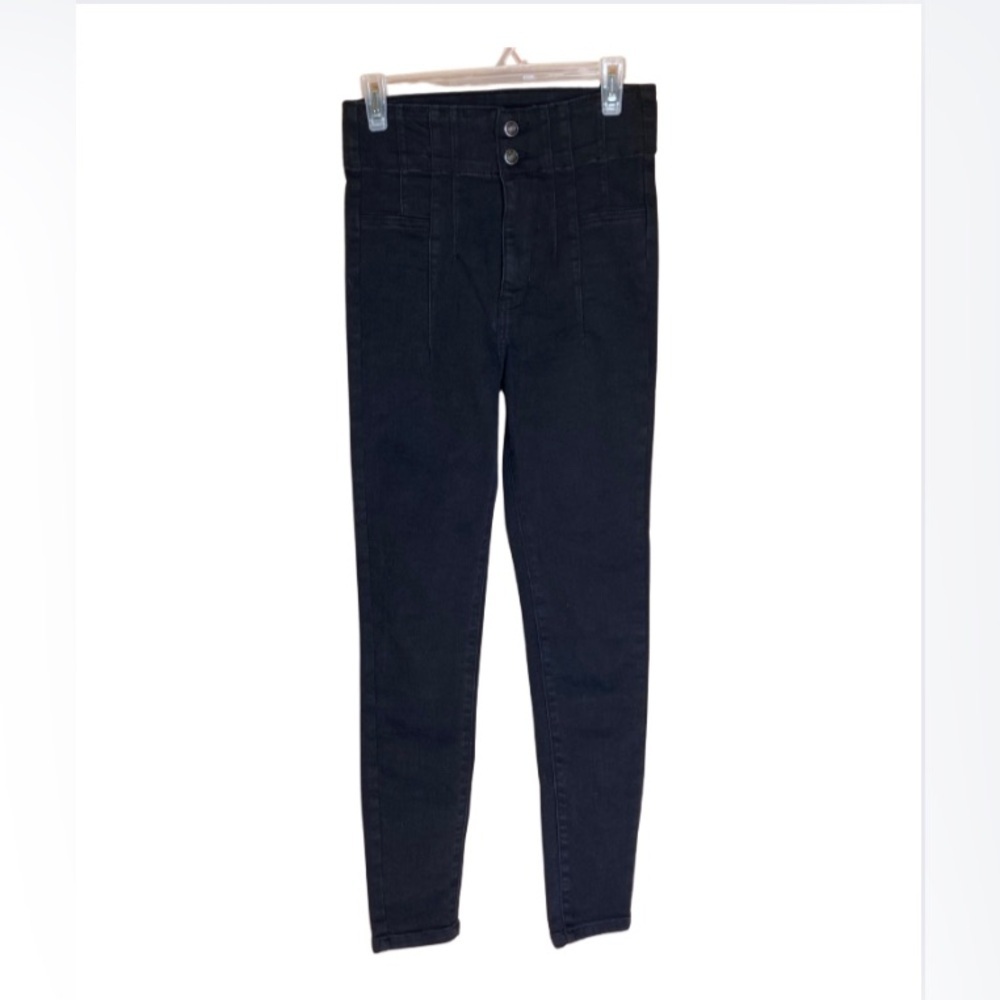 Free People Feel Alright Skinny Jeans Black Size 27 High Rise